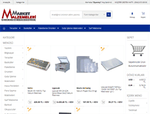 Tablet Screenshot of marketmalzemeleri.com